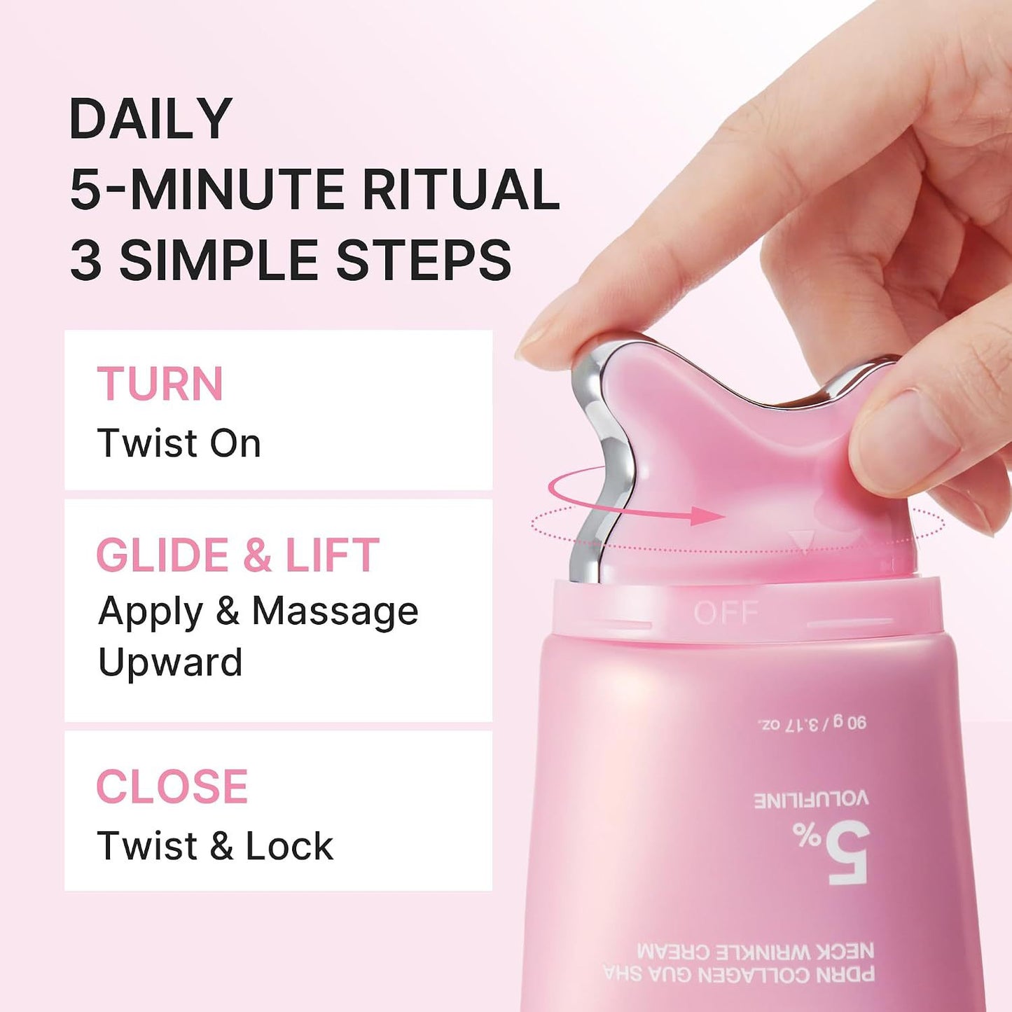 Collagen Neck Cream with Massager